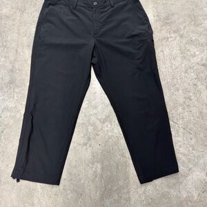 Eddie Bauer Black Lightweight Cargo Track Pants